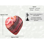 Rhodochrosite Heart