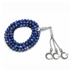 Sodalite Crystal Tasbih (Silver)