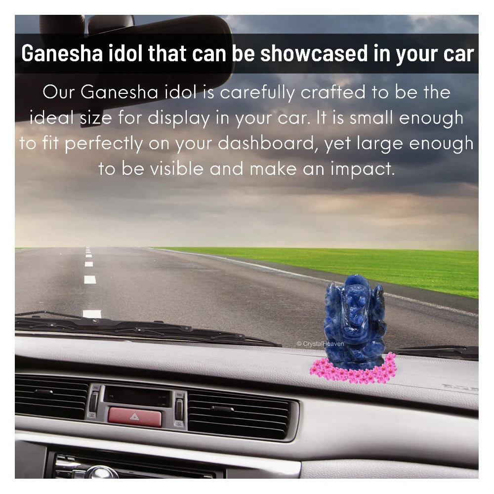 Sodalite Crystal Ganesh Ganpati