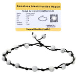 Howlite Anklet (Hand Knotted)