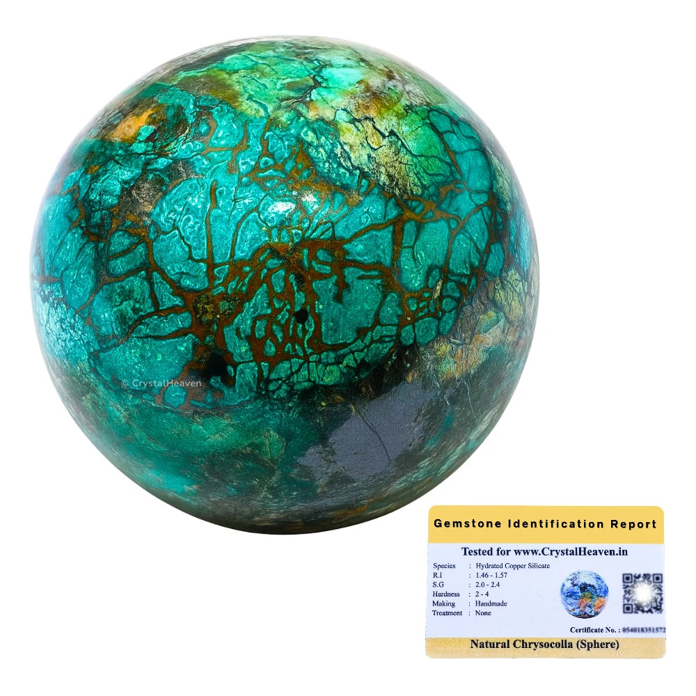 Chrysocolla Sphere (1.5 Inch)