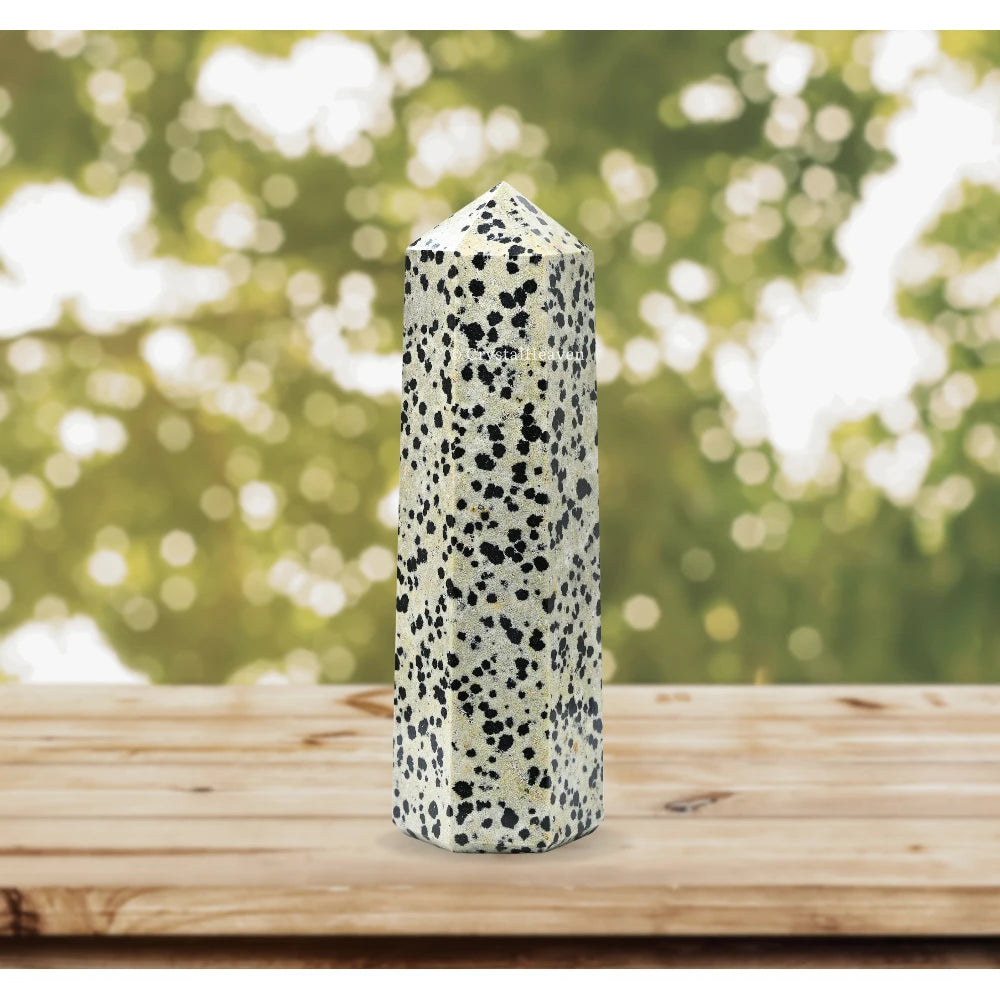 Large Dalmatian Jasper Tower