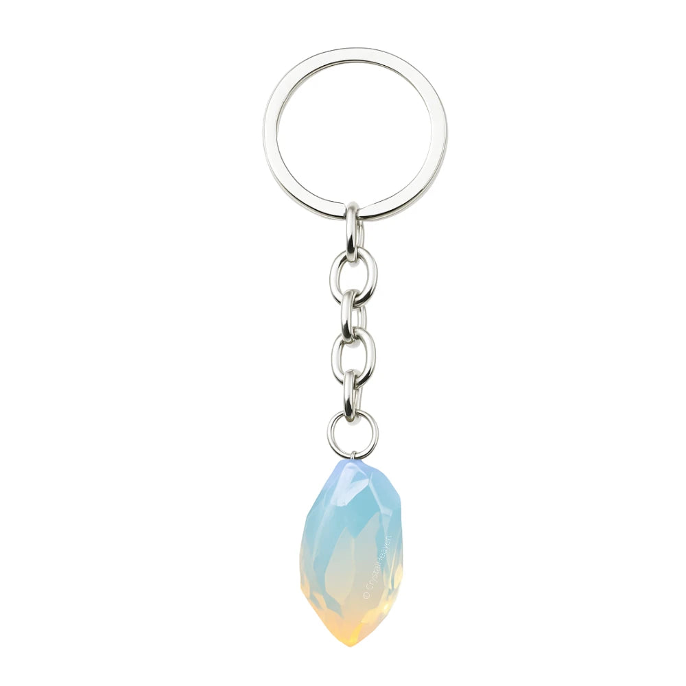 Opalite Crystal Keychain (Raw)