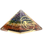 7 Chakra Orgone Pyramid (Horus Eye)