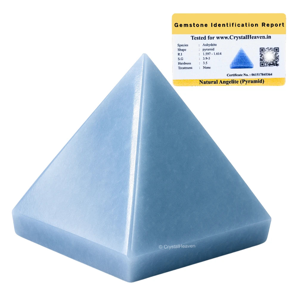Angelite Pyramid (1 Inch)