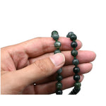 Moss Agate Japa Mala (Hand Knotted)