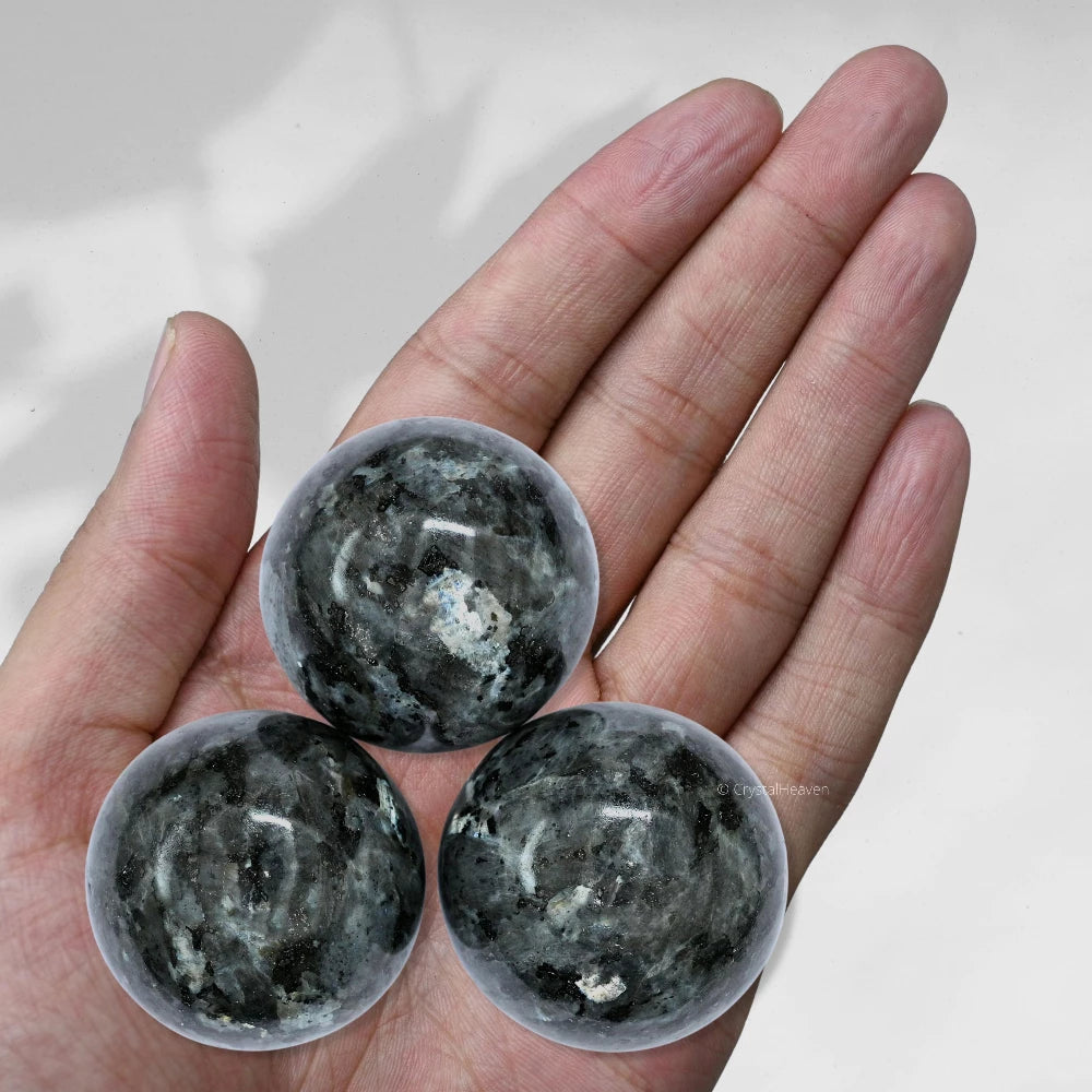 Larvikite Sphere (1.5 Inch)
