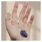 Amethyst Crystal Keychain (Raw)