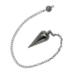Metal Brass Pendulum - Silver Cone (MP34)