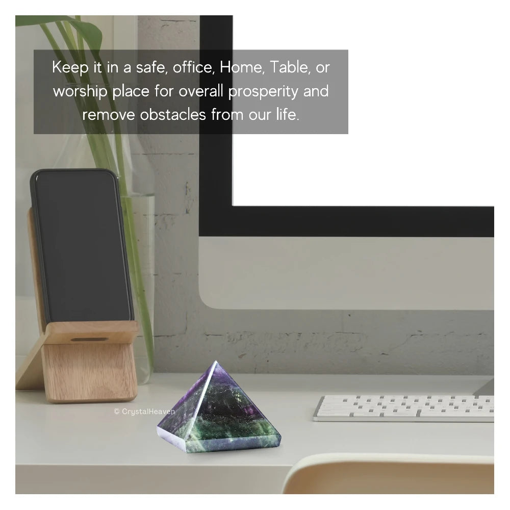 Fluorite Pyramid (1.5 Inch)