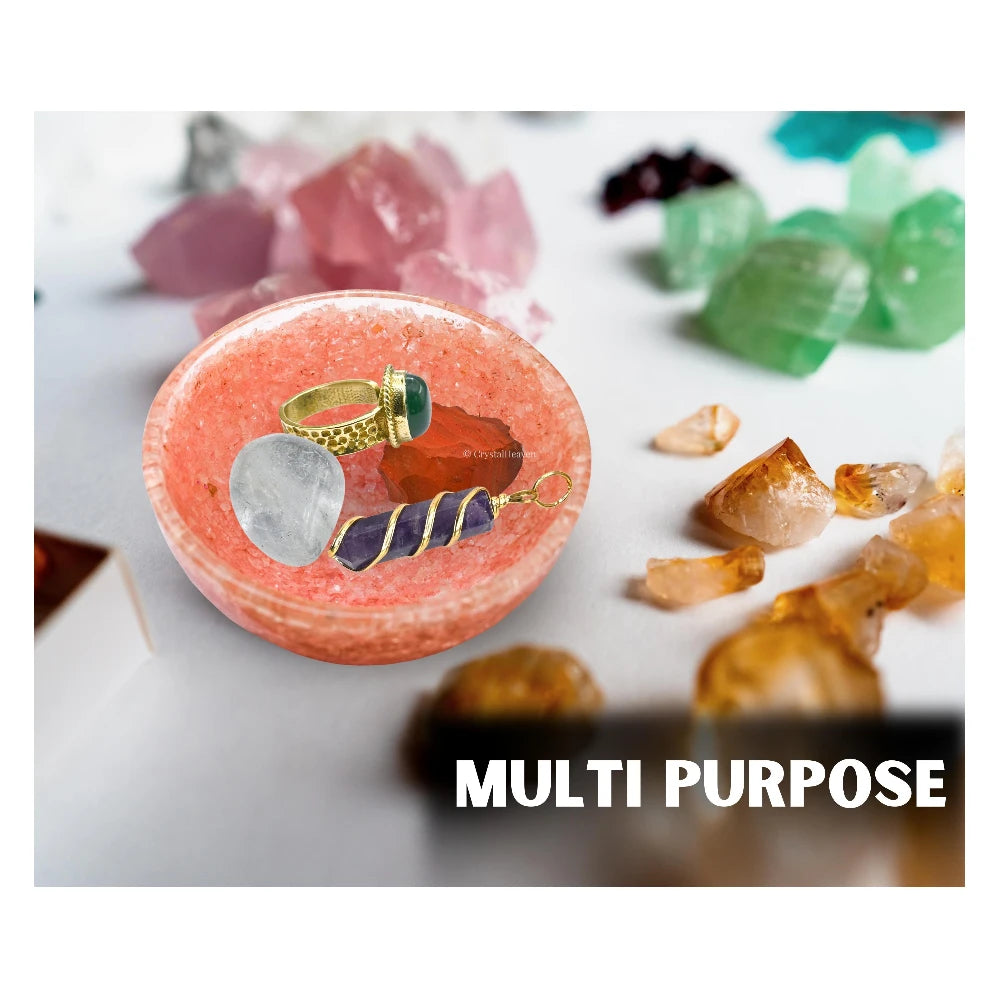 Rose Quartz Orgone Bowl (4 Inch)