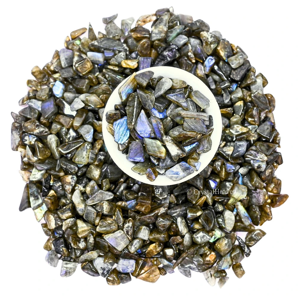 Labradorite Chips (500 gram)