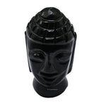 Black Obsidian Buddha Head