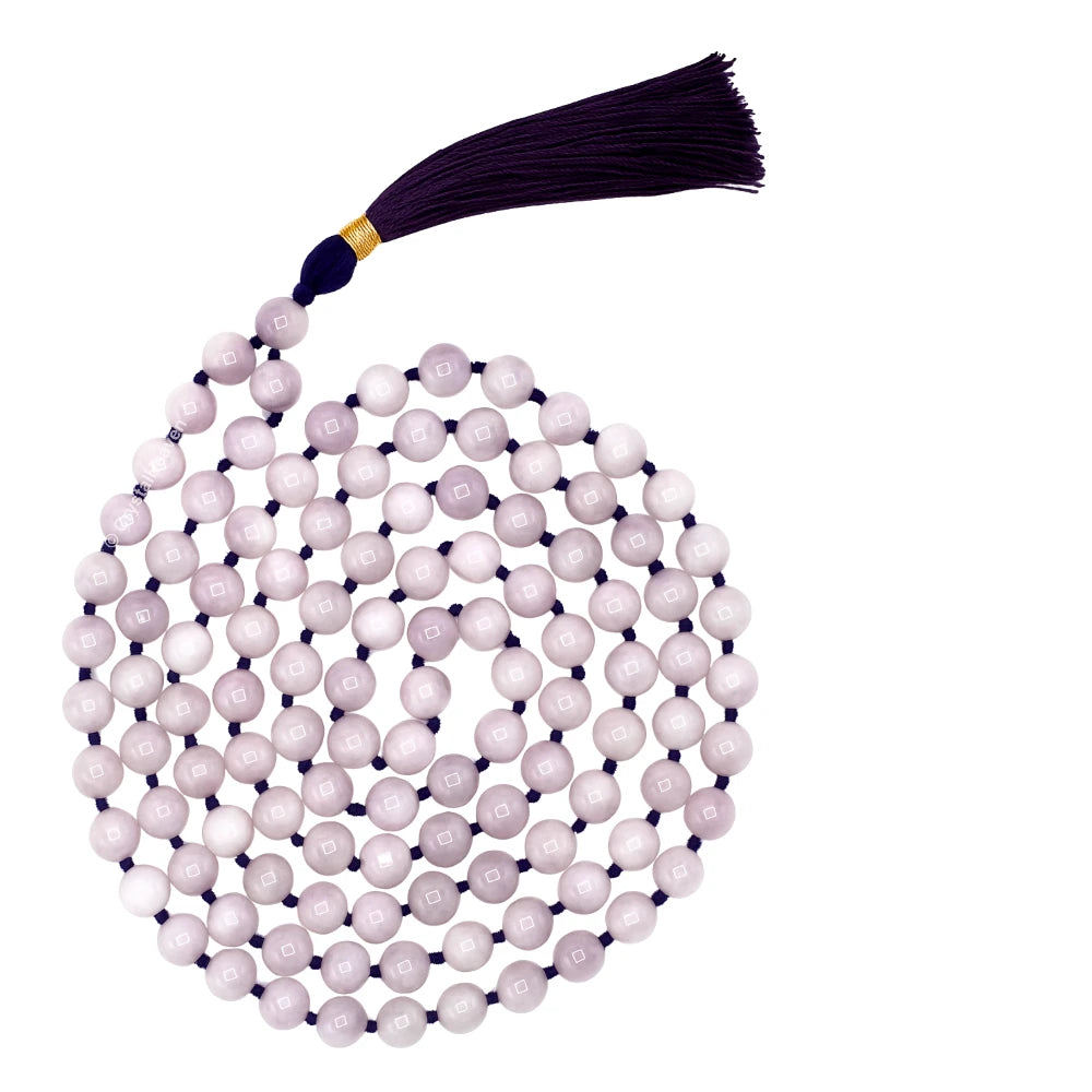 Kunzite Japa Mala (Hand Knotted)