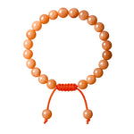 Peach Moonstone Bracelet (Adjustable)