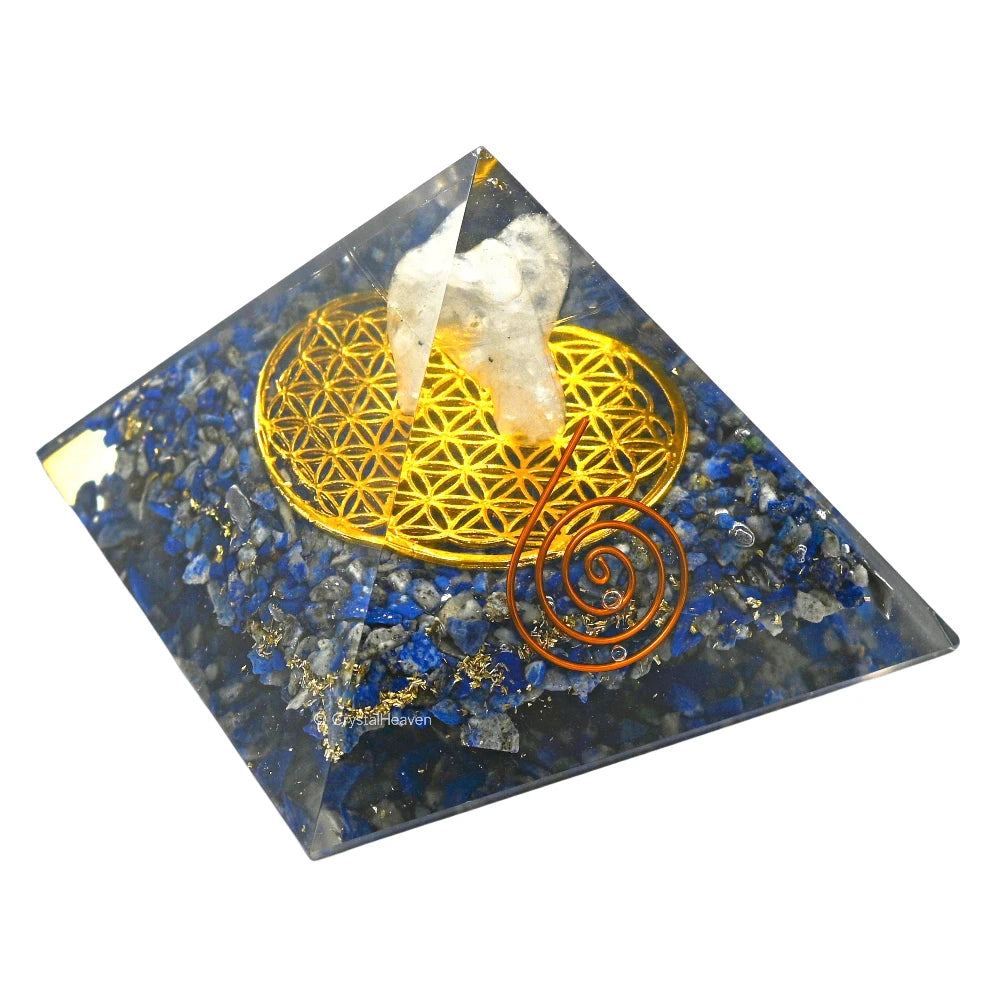 Lapis Lazuli Orogone Pyramid (Angel)
