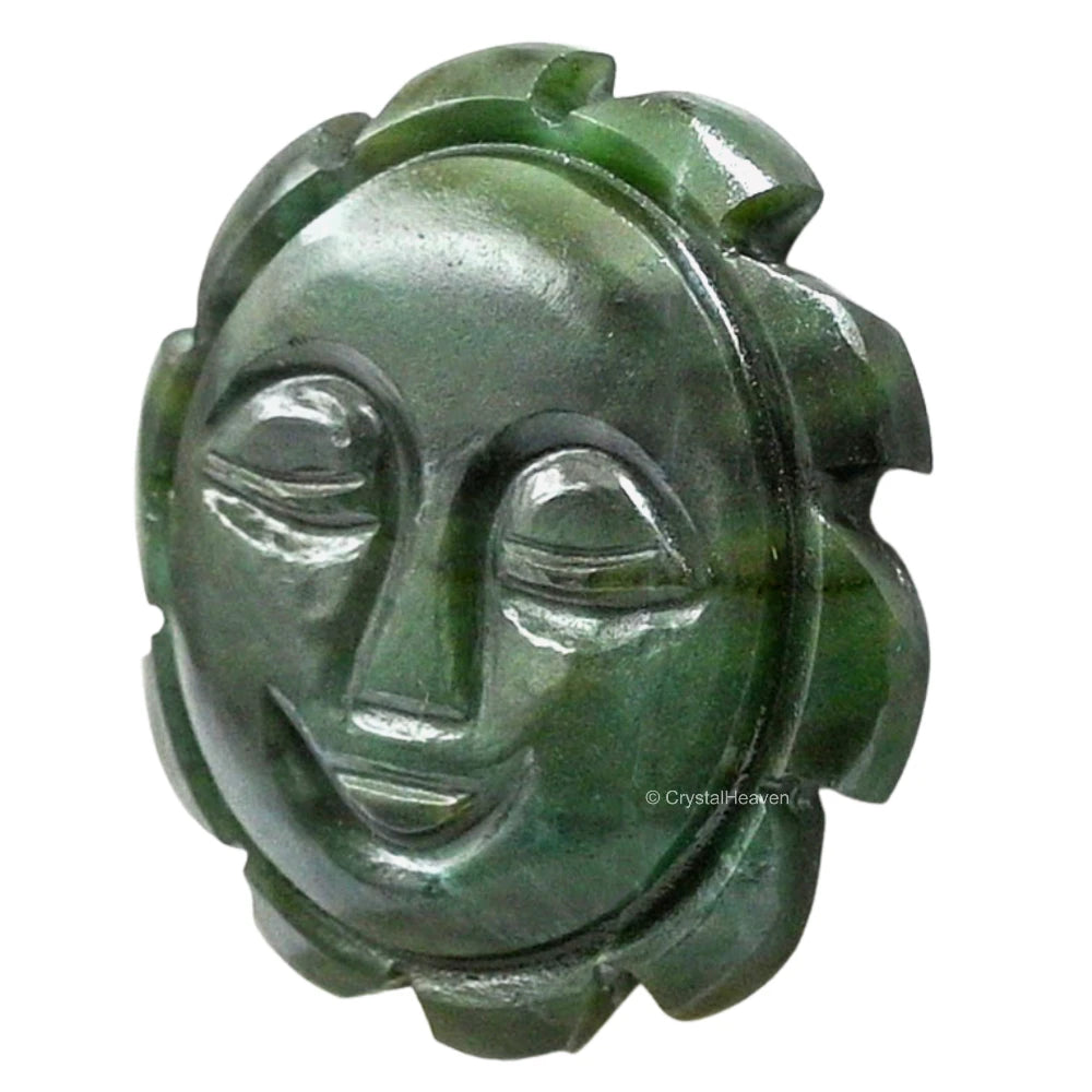Green Aventurine Surya Face