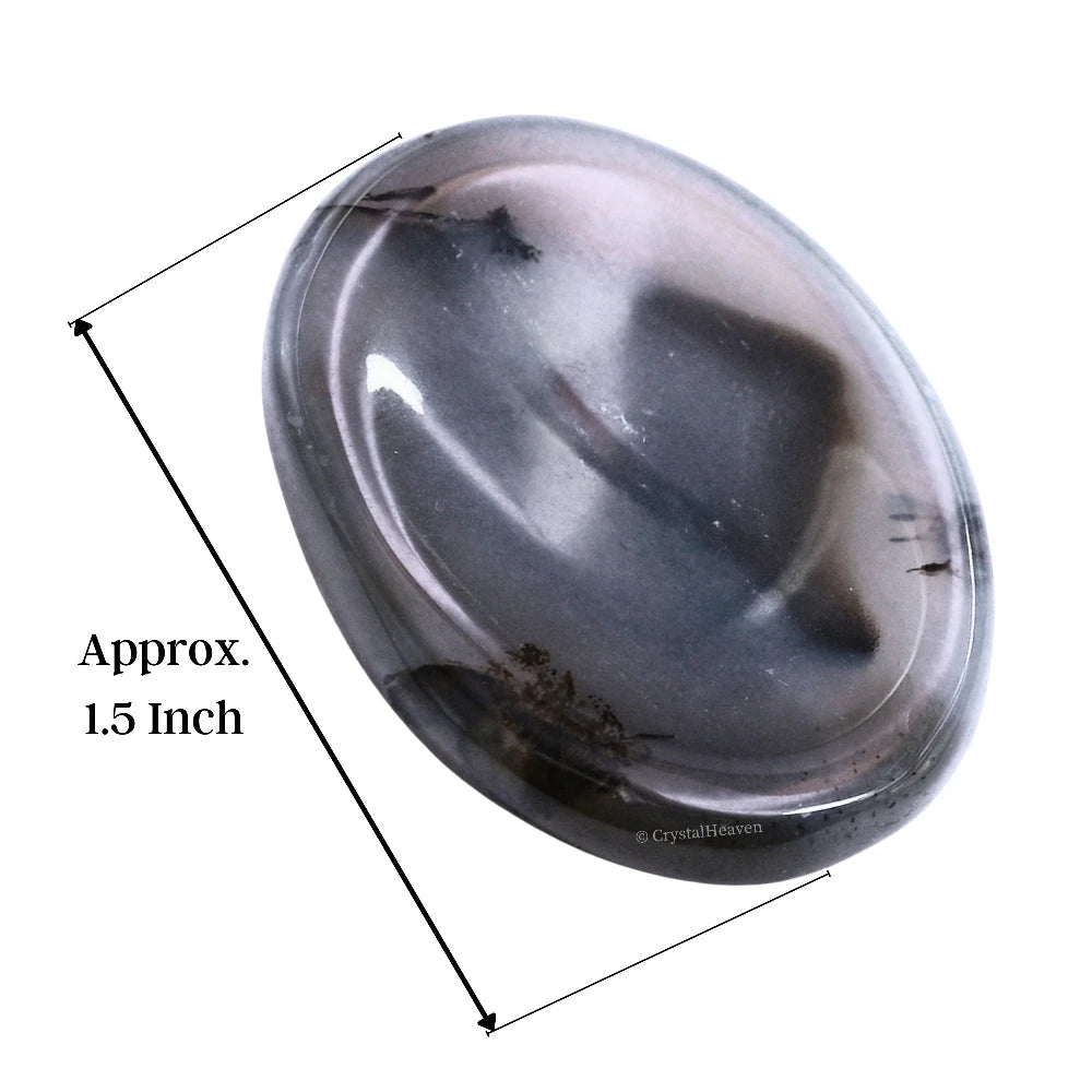 Dendrite Agate Worry Stone