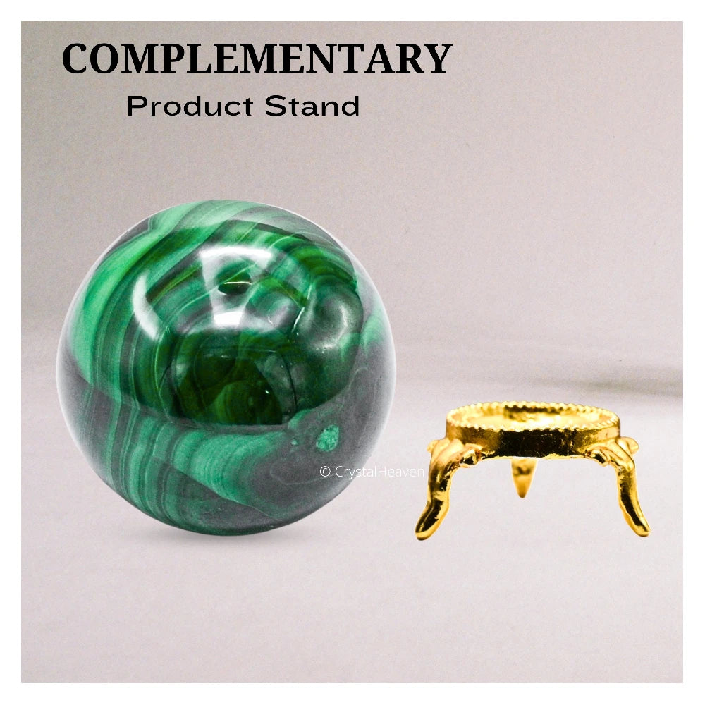 Malachite Sphere (1.5 Inch)