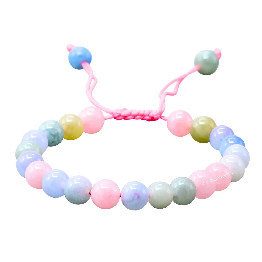 Natural Morganite Bracelet (Adjustable)