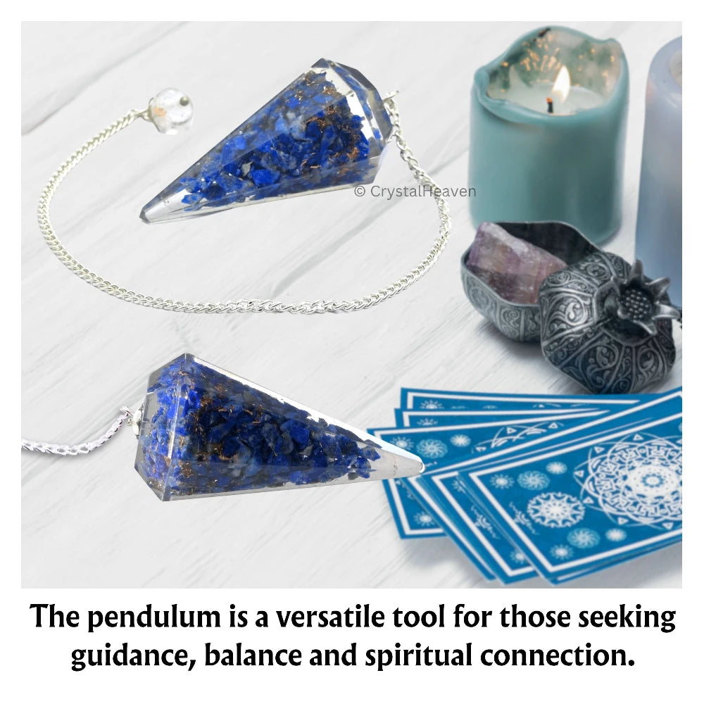 Lapis Lazuli Crystal Orgone Pendulum