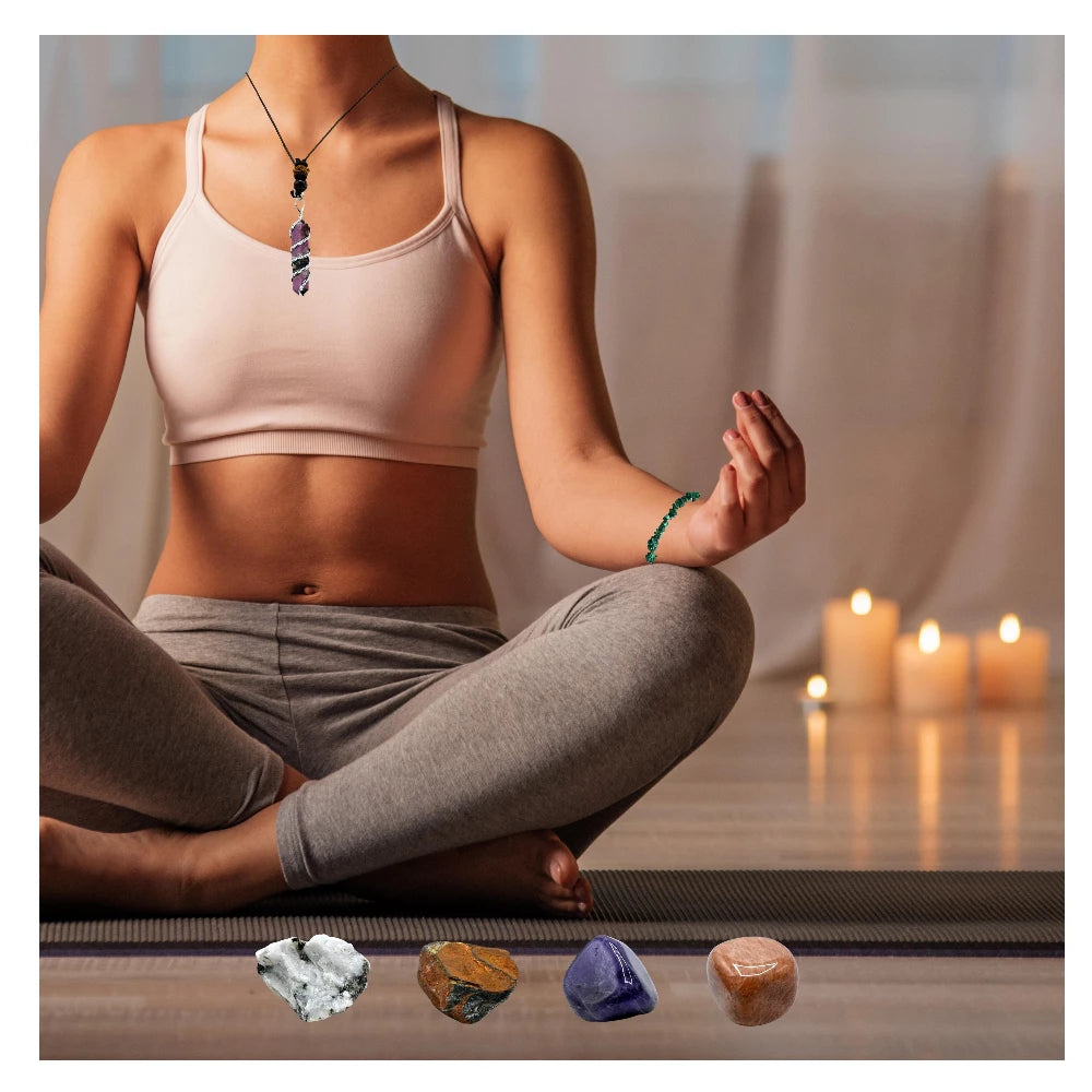 Cancer Healing Crystals and Stones Premium Set