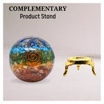 7 Chakra Crystal Orgonite Ball (2 Inch)