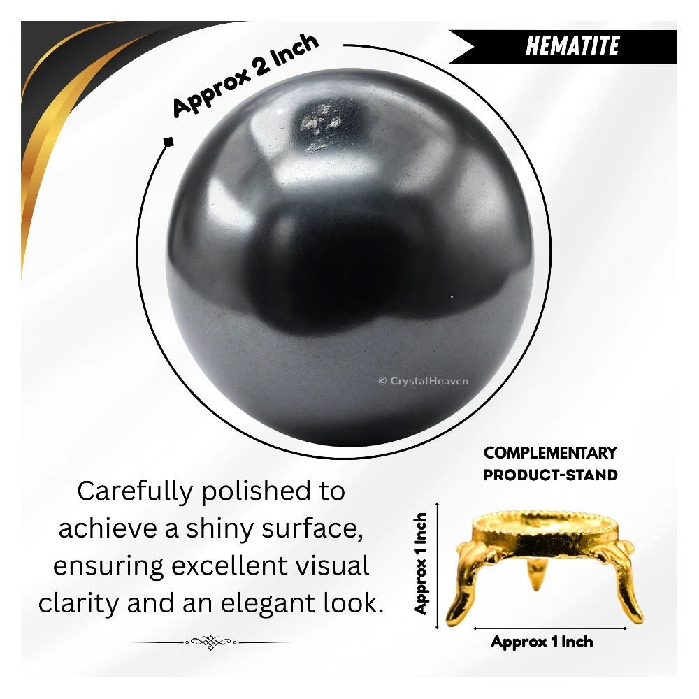 Hematite Sphere (2 Inch)