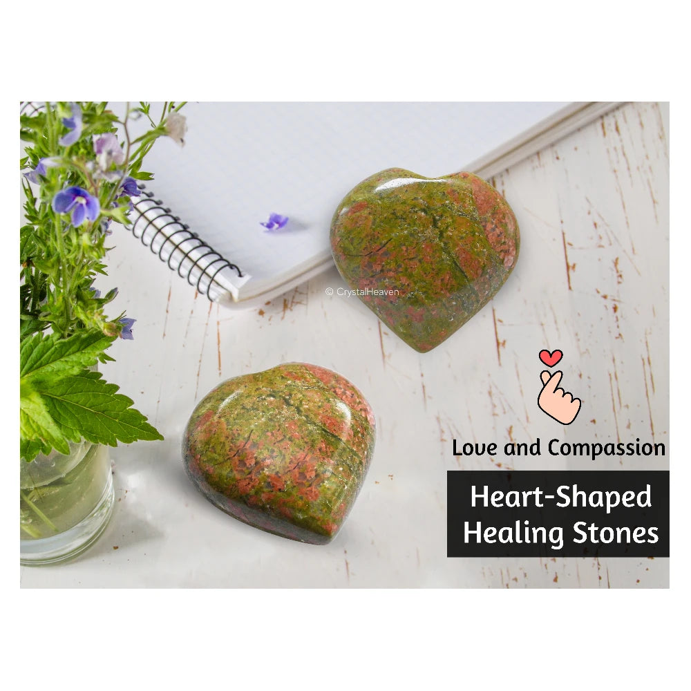 Unakite Heart
