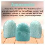 Amazonite Standing Palm Stone (Regular)