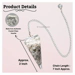 Howlite Crystal Orgone Pendulum