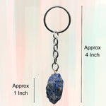 Sodalite Crystal Keychain (Raw)