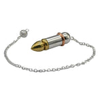 Metal Brass Pendulum - Gold Silver Copper 4 Piece Bullet (MP84)