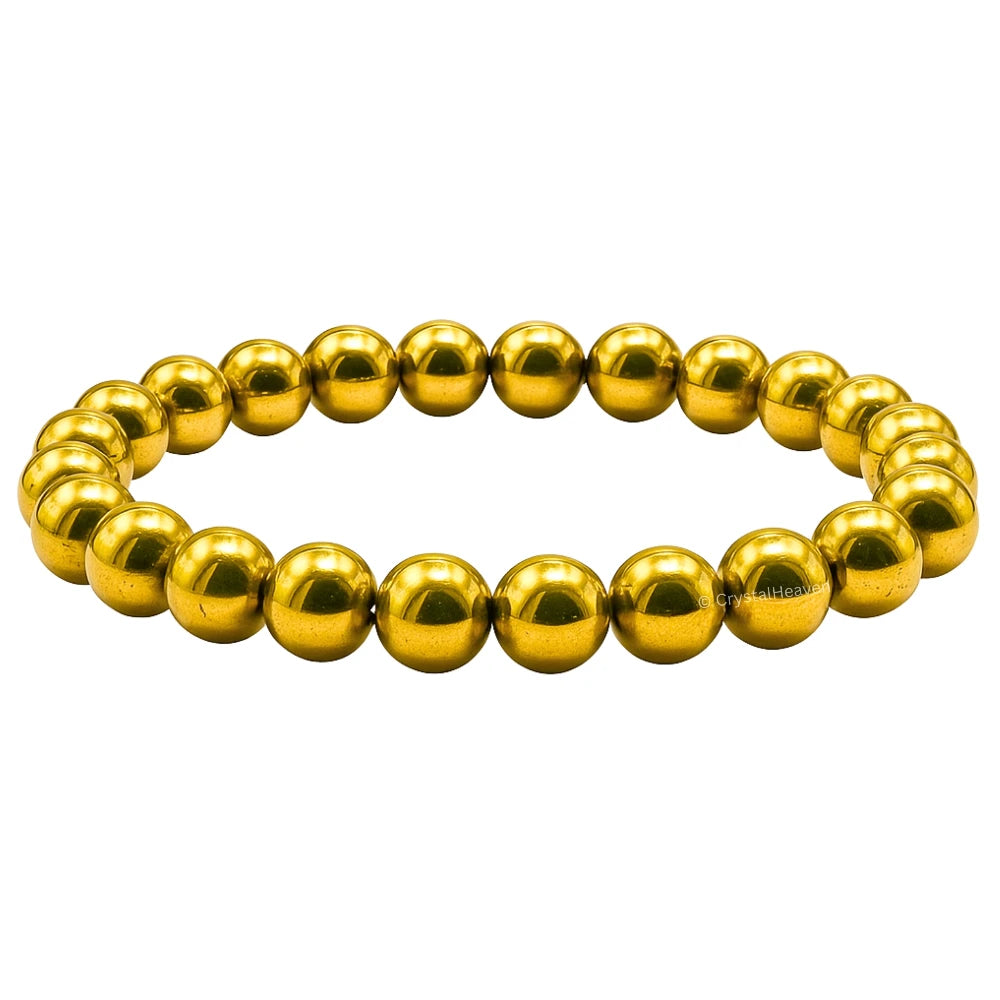 Golden Hematite Bracelet (Elastic)