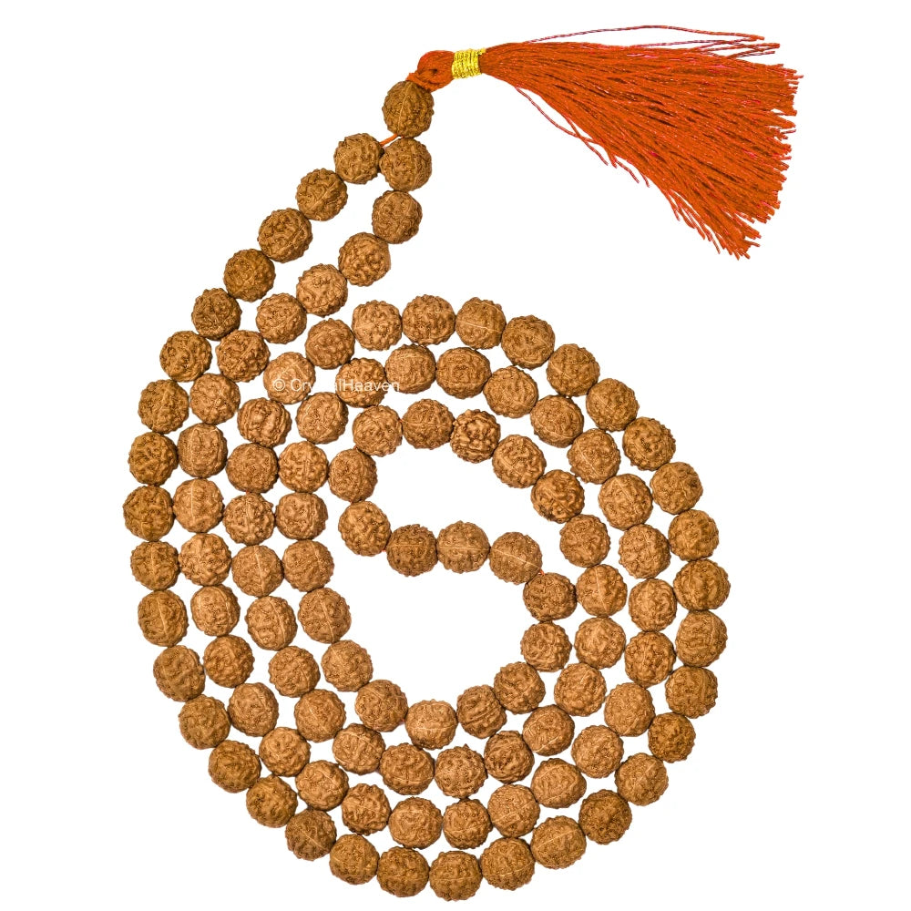 Certified Rudraksha Japa Mala | Natural Rudraksha Mala Beads for Mantra ...