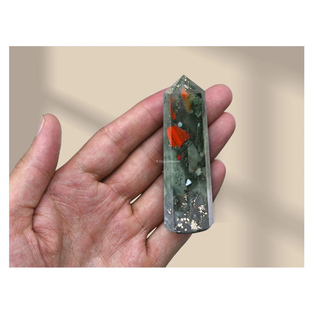 African Bloodstone Crystal Tower (2" to 3" inch) 