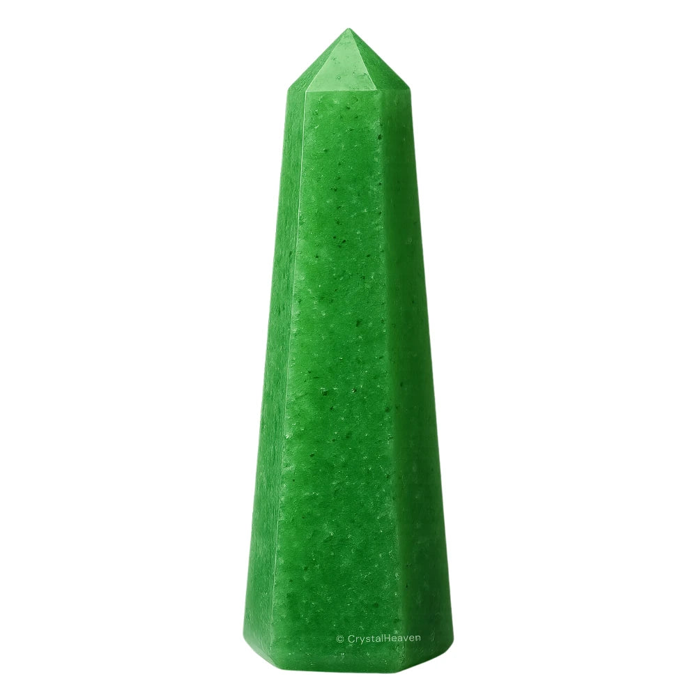 Green Strawberry Quartz Crystal Tower (2" to 3" inch) #2-3-inch