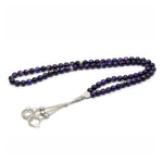 Purple Tiger Eye Crystal Tasbih (Silver)