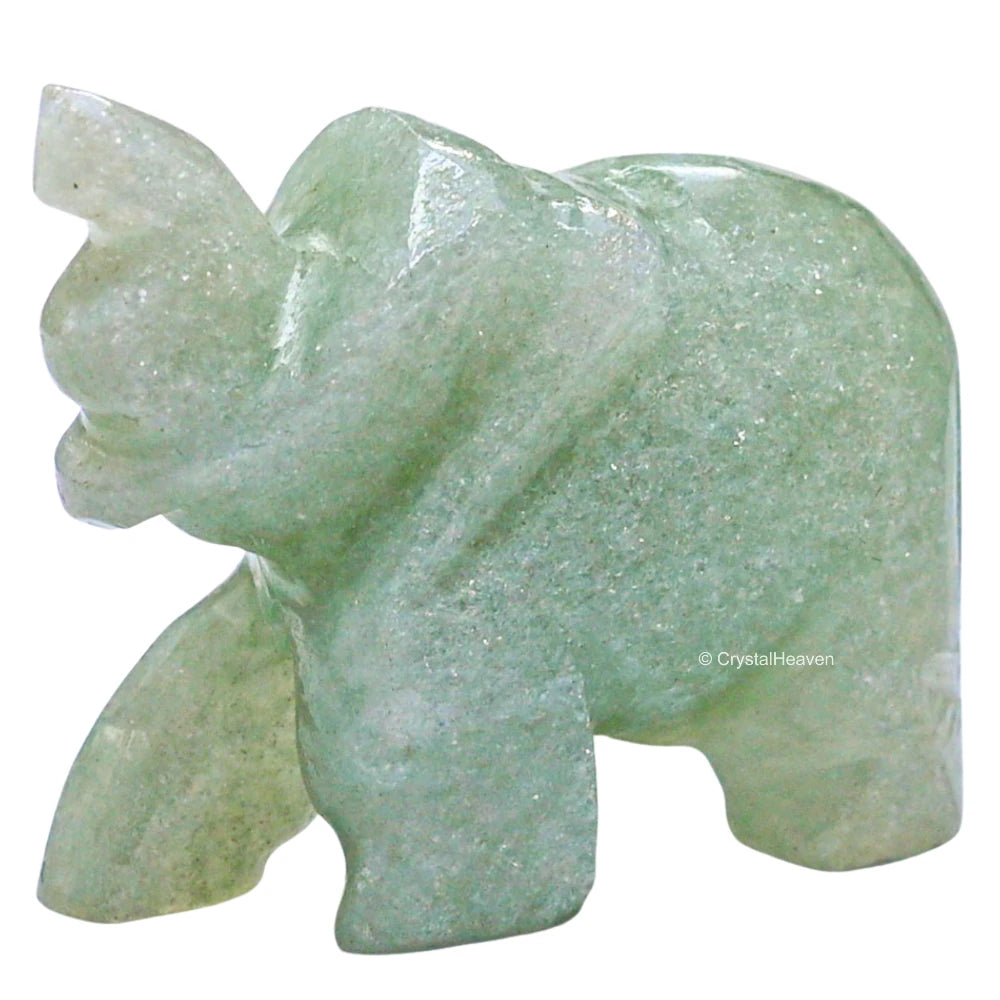 Green Aventurine Crystal Elephant