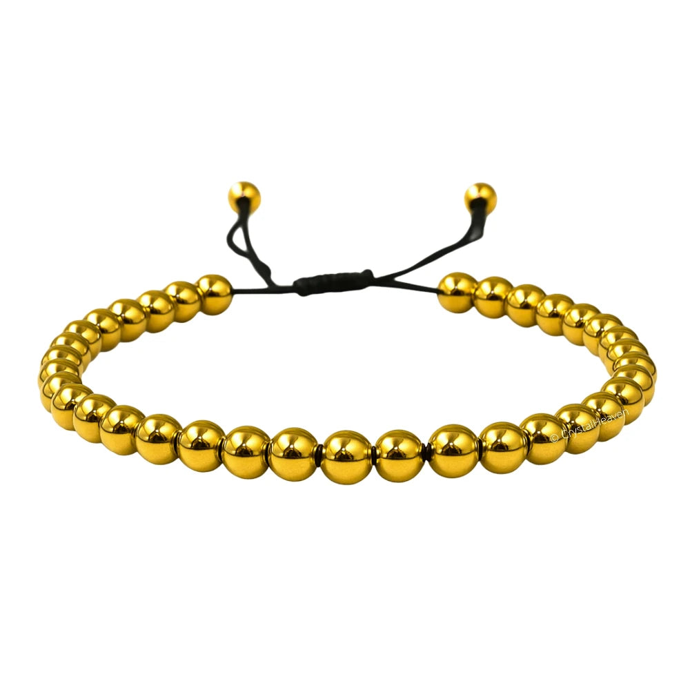 Golden Hematite Anklet (Without Knot)
