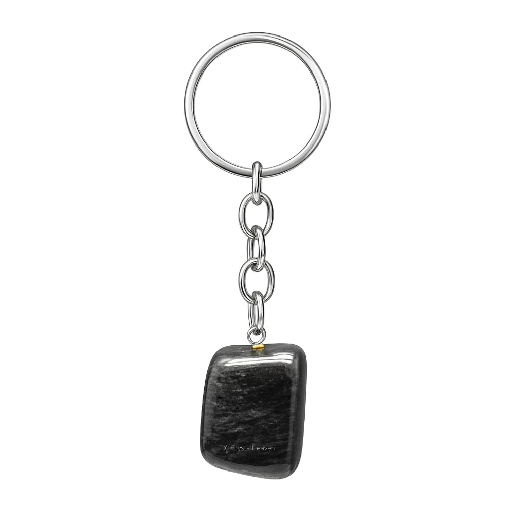 Blue Aventurine Crystal Keychain (Tumbled)