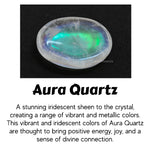 Aura Quartz Worry Stone