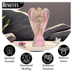 Angel Aura Rose Quartz Angel (2 Inch)
