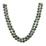 African Turquoise Japa Mala (Hand Knotted)