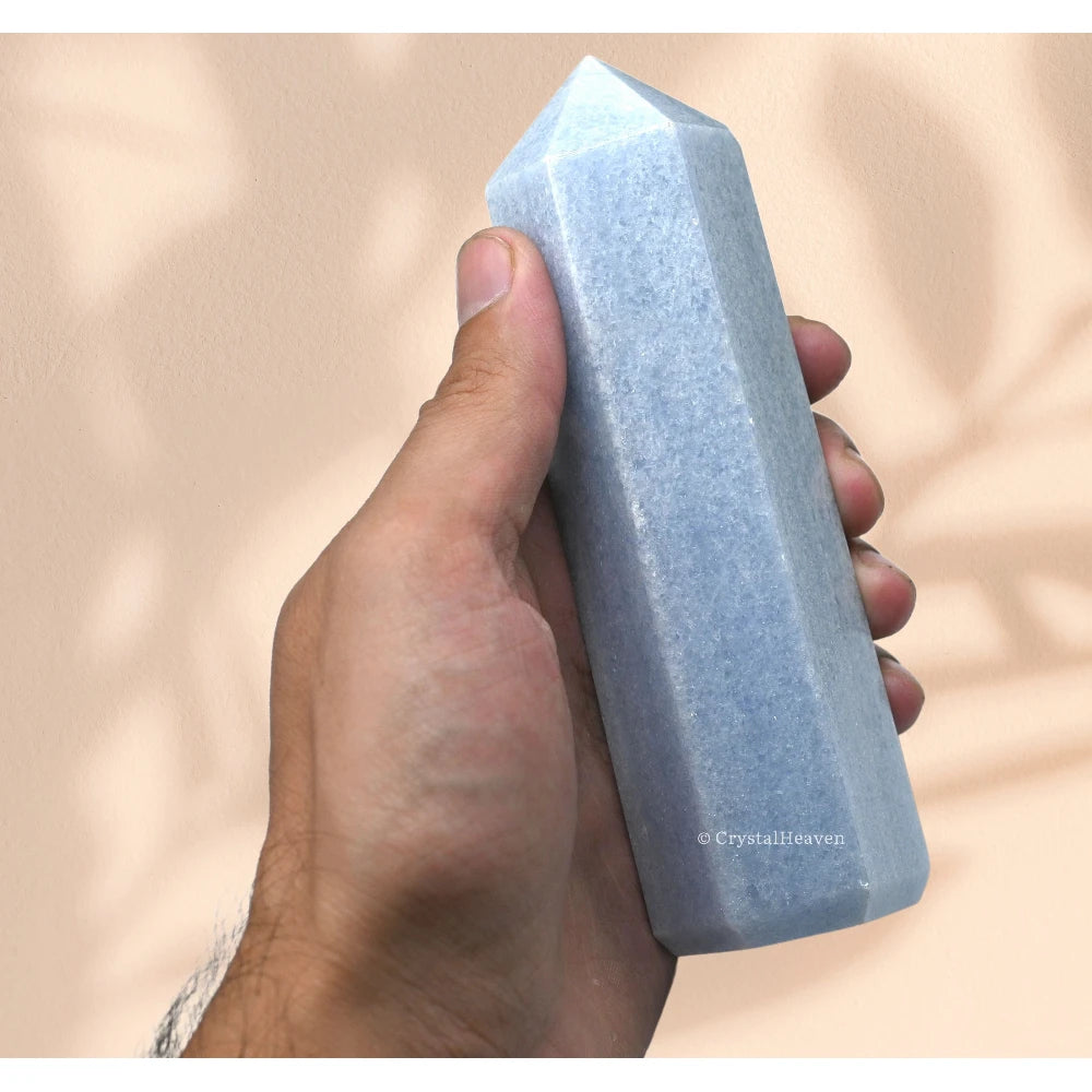 Large Blue Calcite Celestite Tower