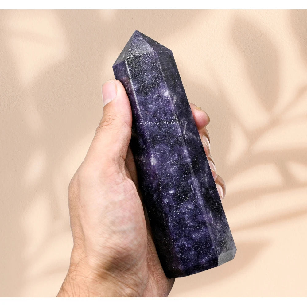 Large Lepidolite Tower