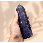 Large Lepidolite Tower