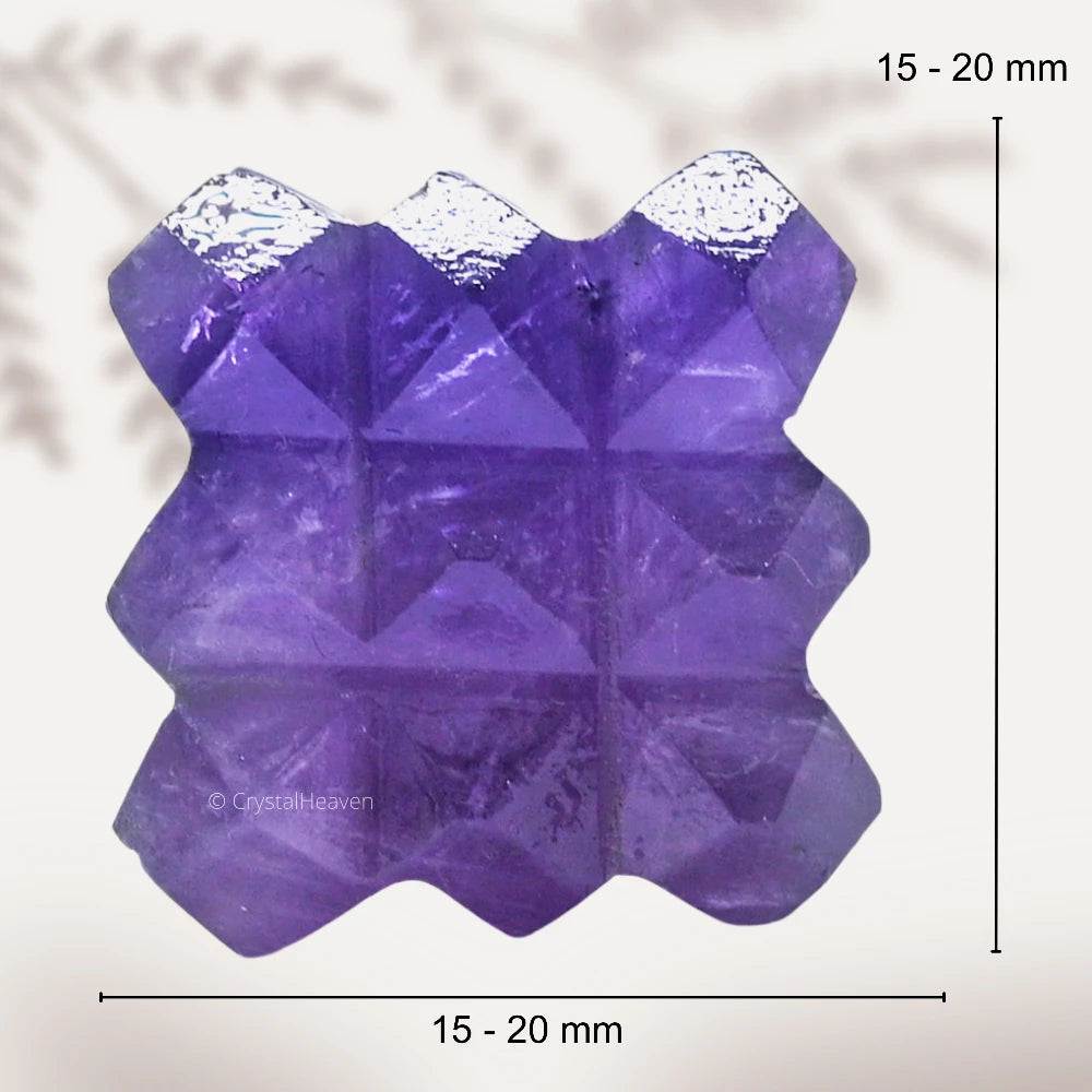 Amethyst 54 Pyramid Power Cube