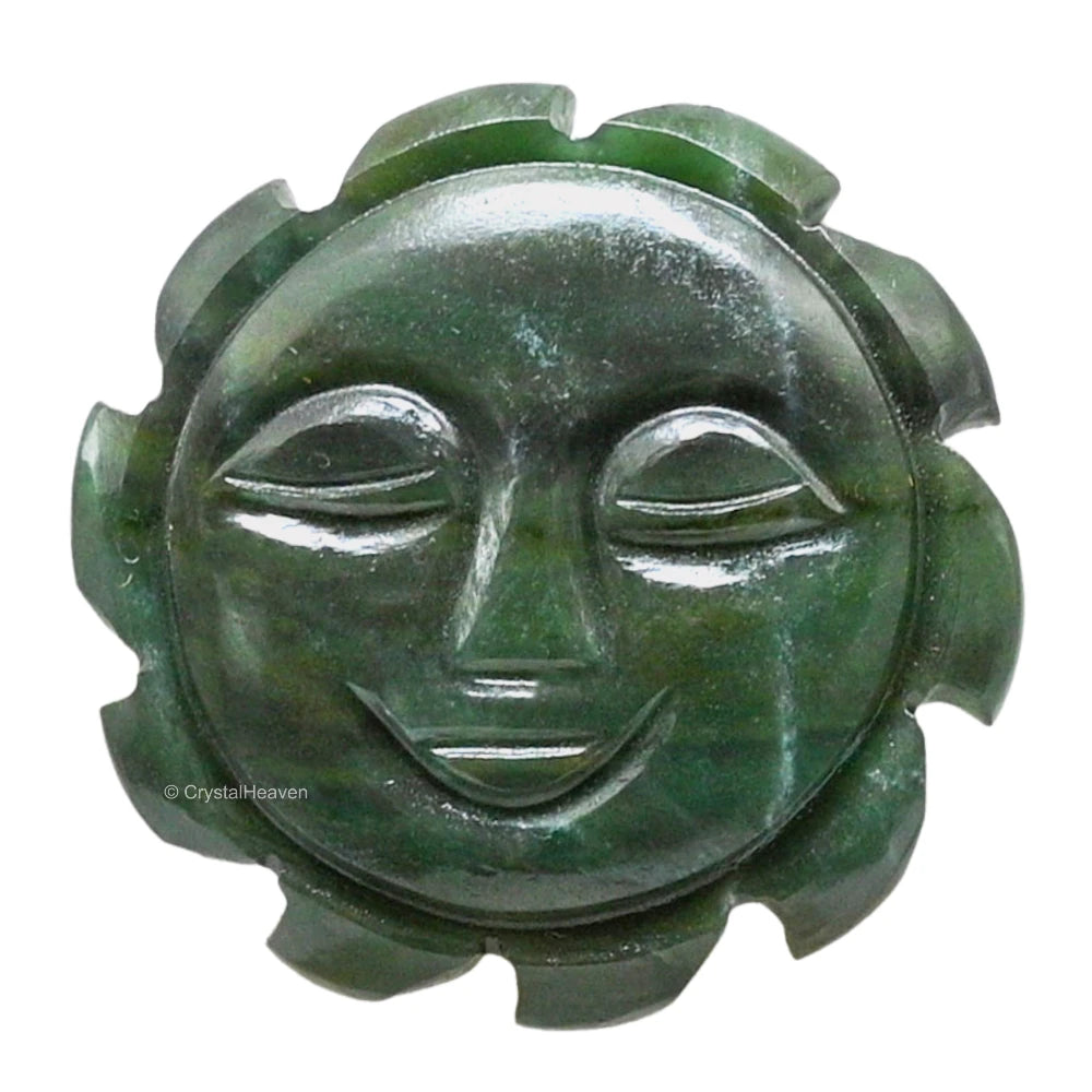 Green Aventurine Surya Face