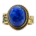 Lapis Lazuli Ring (Gold/Oval)